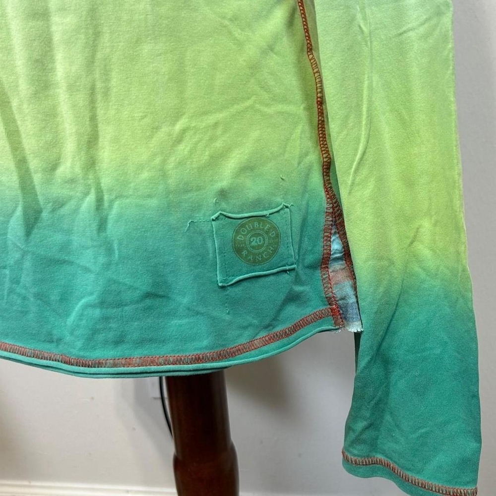 Rare Double D Ranch 2010 Out Of Control Tie Dye Long Sleeve Tee Womens L - Picture 3 of 7